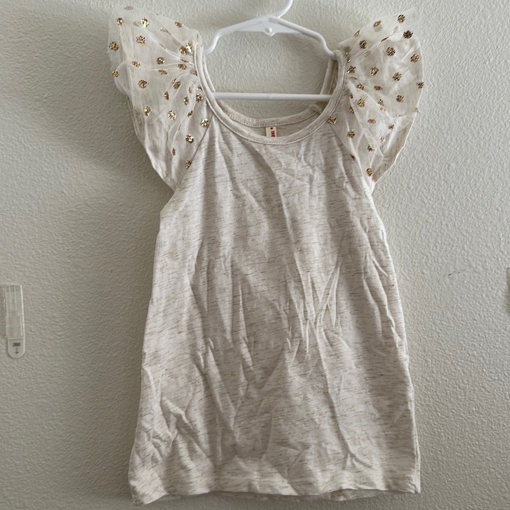 Cotton On Little Princess, Glitter Flutter Sleeve